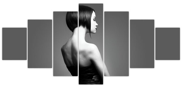 Obraz elegantní ženy (210x100 cm)