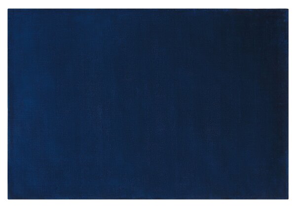 Viskózový koberec 140 x 200 cm tmavě modrý GESI II