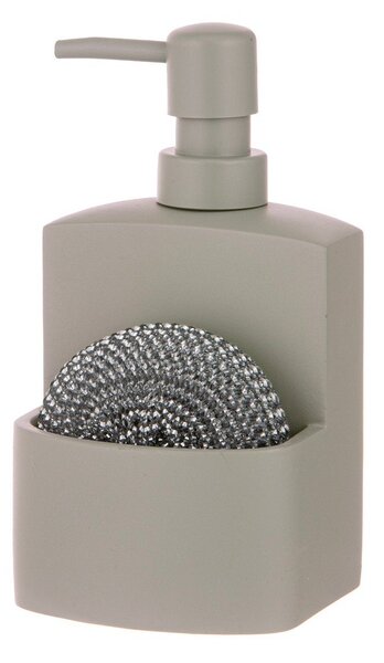Šedý dávkovač mýdla z polyresinu 250 ml Essentials – Ladelle