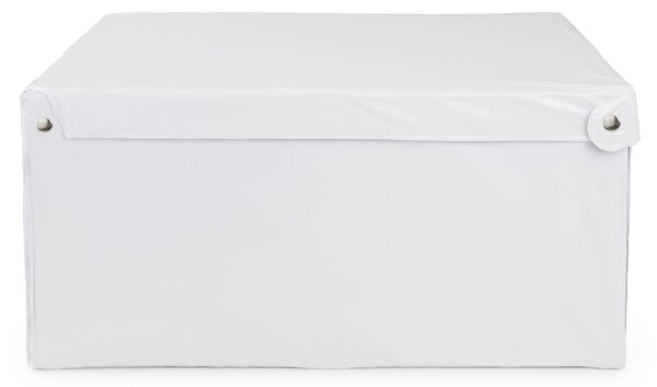 Skládací úložná krabice s víkem Compactor SMART 4, bílá PVC - 50 x 40 x 25 cm