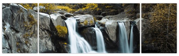Obraz - Vodopády, Lushan, Čína (170x50 cm)