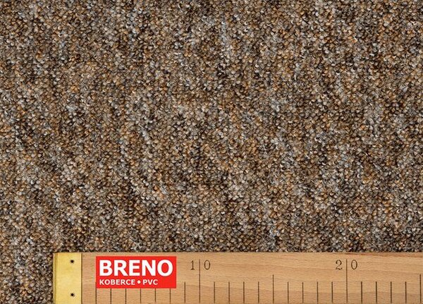 Breno Metrážový koberec ULTRA 49 hnědý, šíře 400 cm, Hnědá