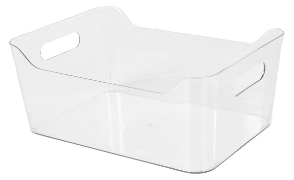 Compactor úložný organizér MARAMA - L, 7,5 L, PET plast, 34,8 x 25 x 14,5 cm, průhledný