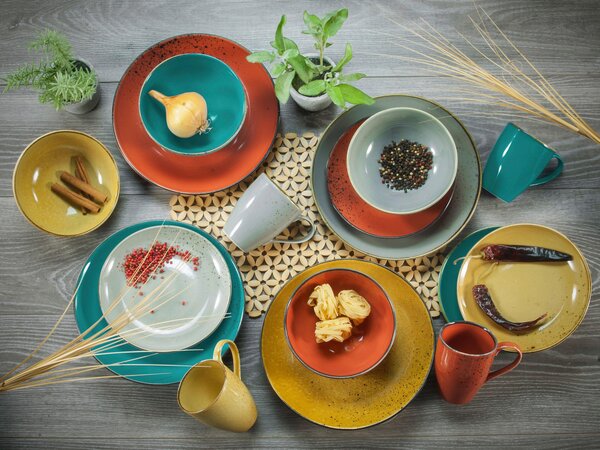 SADA MĚLKÝCH TALÍŘŮ, keramika, 27 cm Creatable - Online Only nádobí, Online Only