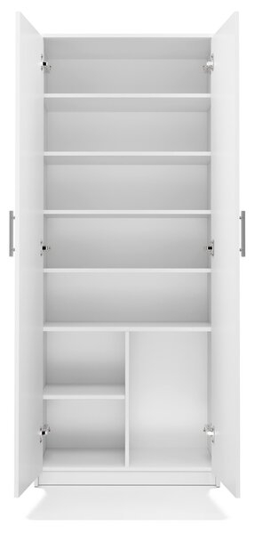 TP Living Kancelářská knihovna OLIV 2D bílá