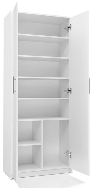 TP Living Kancelářská knihovna OLIV 2D bílá