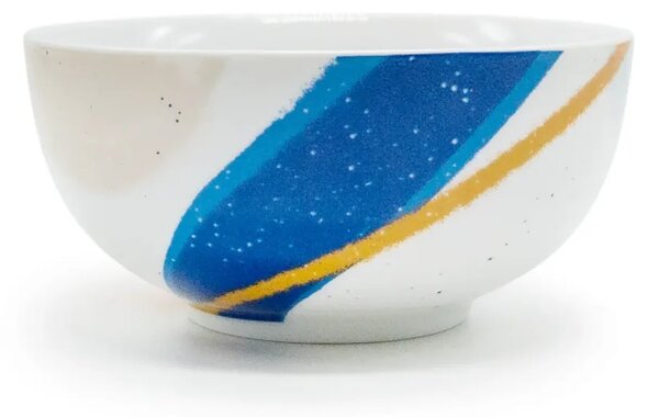 Porcelánová miska Alegria, 12 cm – barevné pruhy