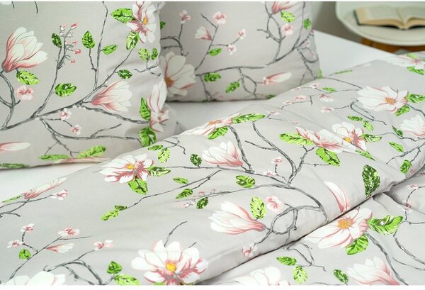 Ložní povlečení Krep Magnolie 140x200/70x90 cm