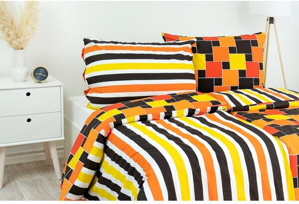 Stanex Luxusní povlečení Orange 140x200 / 70x90 cm