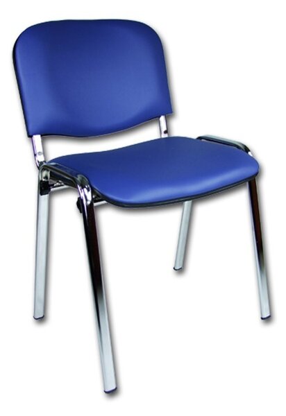 Konferenční židle ISO eko-kůže CHROM Zelená