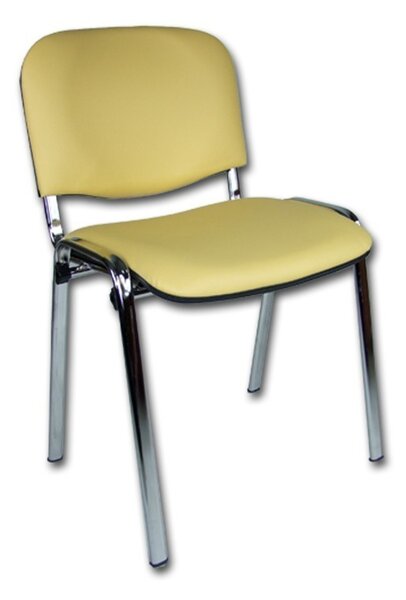 Konferenční židle ISO eko-kůže CHROM Zelená