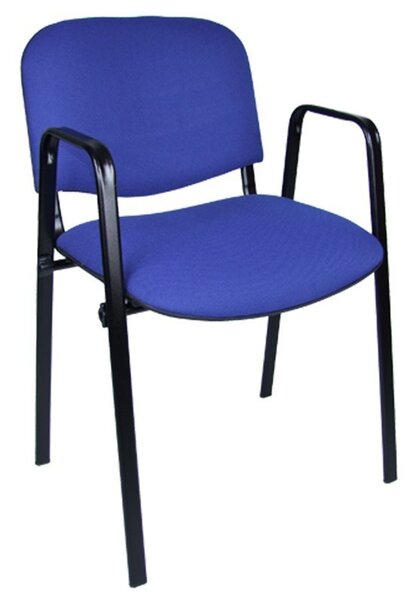 Konferenční židle ISO s područkami C2 - červená