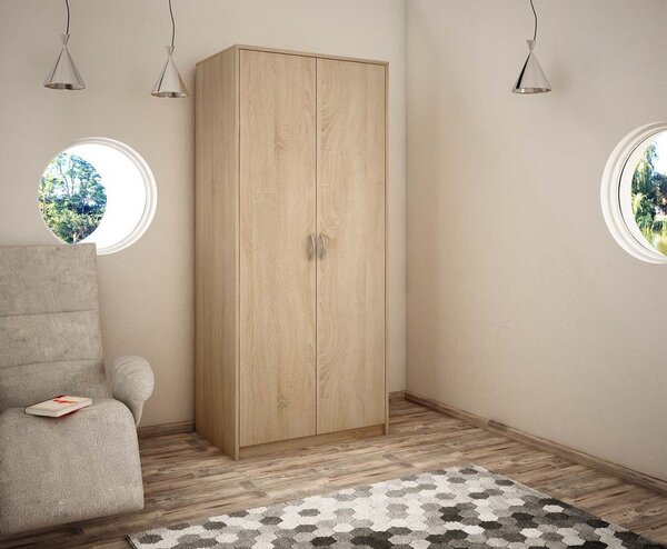 Skříň Wiktoria 2D Combi SZ05 Sonoma