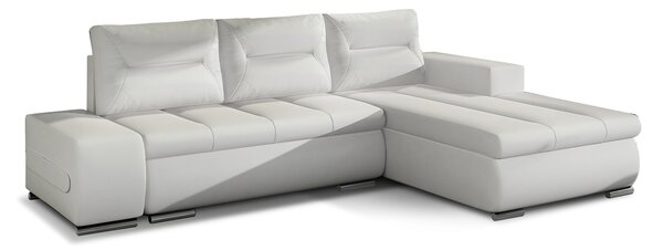 Eltap Rohová sedací souprava Ottavio Materiál a barva potahu: Soft 17 - bílá, Orientace: pravá