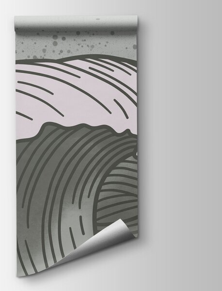 Fototapeta Kresba vln na moři, Abstraktní fototapety, Populární fototapety, t00830v1 - Tapeko.co.cz