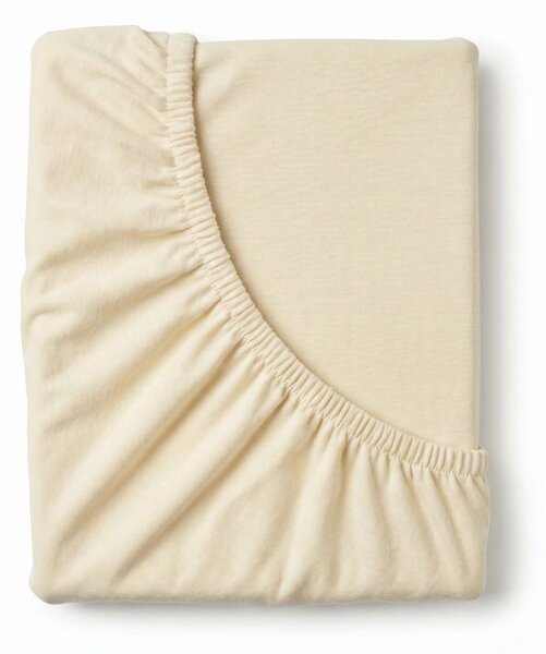 Kvalitex Jersey dětské prostěradlo smetanové 60x120cm