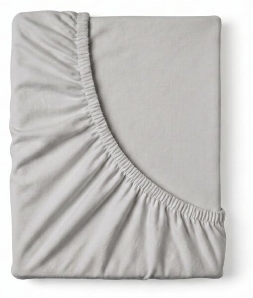 Kvalitex Jersey dětské prostěradlo světle šedé 60x120cm 60x120cm