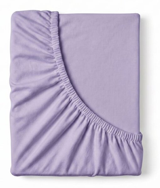 Kvalitex Jersey prostěradlo dětské světle fialové 60x120cm