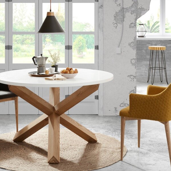 Jídelní stůl Kave Home Nori, ⌀ 135 cm