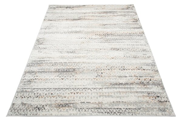 Makro Abra Moderní kusový koberec PORTLAND G494A bílý béžový Rozměr: 140x200 cm
