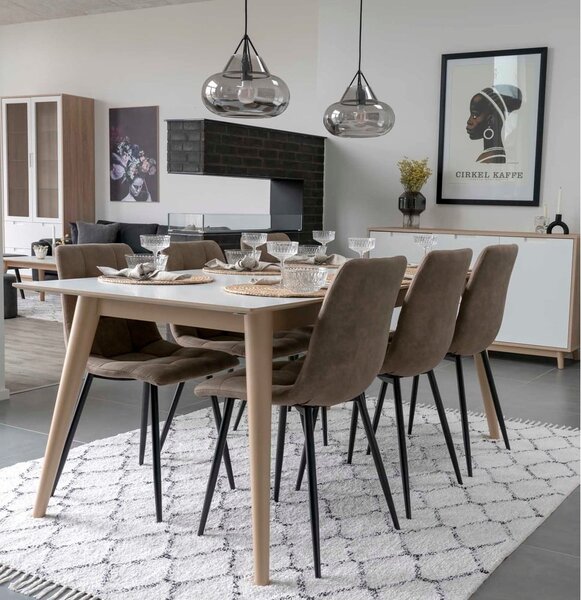 Světle hnědé jídelní židle v sadě 2 ks Moseby – Bonami Essentials
