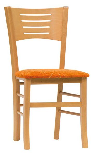 Stima Dřevěná jídelní židle VERONA látka | Odstín: buk,Sedák: tristan beige 14