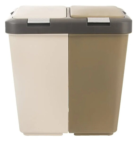 Plastový odpadkový koš na tříděný odpad 20 l Duo Dust – Orion