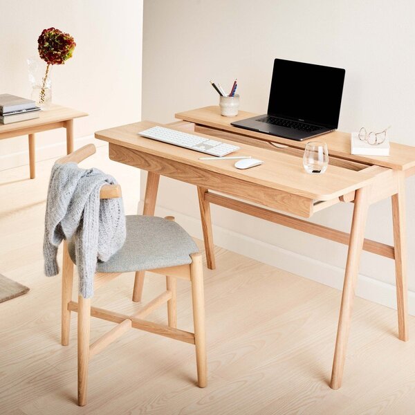 Pracovní stůl s deskou z dubového dřeva 110x55.5 cm Home - Hammel Furniture