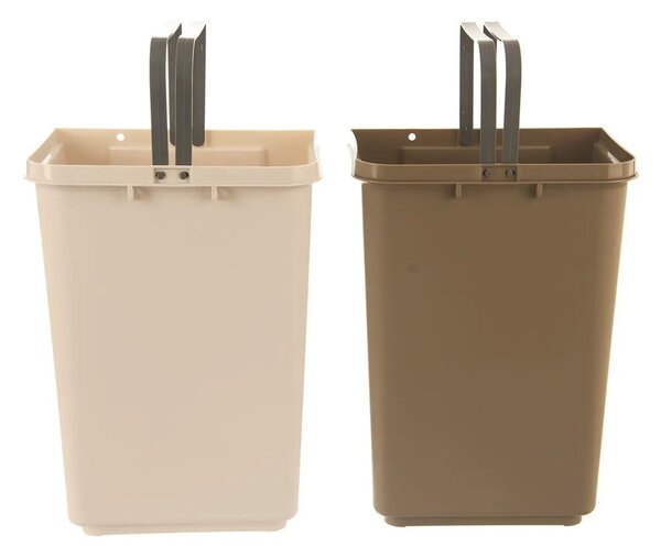 Plastový odpadkový koš na tříděný odpad 20 l Duo Dust – Orion