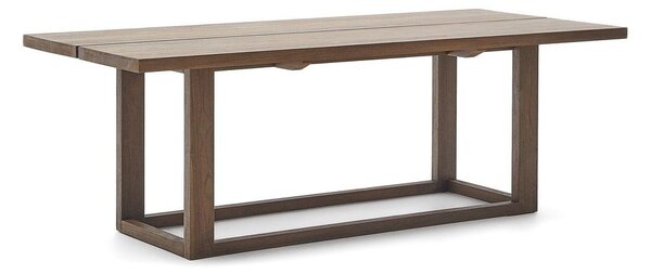 Jídelní stůl z teakového dřeva v přírodní barvě 100x220 cm Sashi – Kave Home