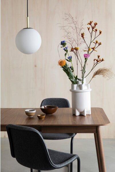 Rozkládací jídelní stůl s deskou v dekoru ořechového dřeva 80x120 cm Glimps – Zuiver