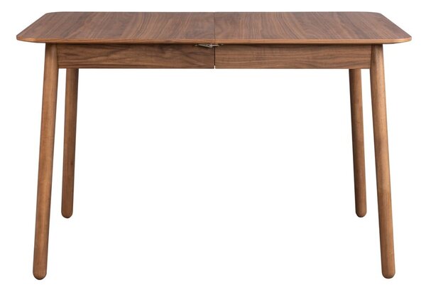 Rozkládací jídelní stůl s deskou v dekoru ořechového dřeva 80x120 cm Glimps – Zuiver