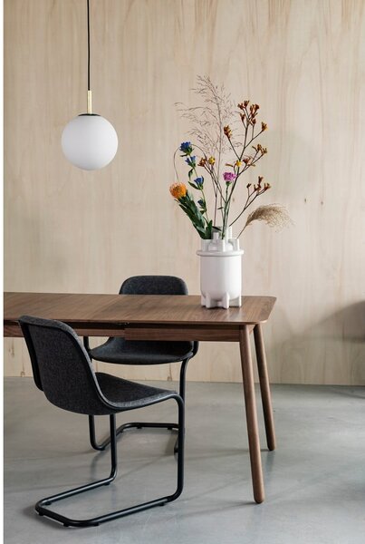 Rozkládací jídelní stůl s deskou v dekoru ořechového dřeva 80x120 cm Glimps – Zuiver