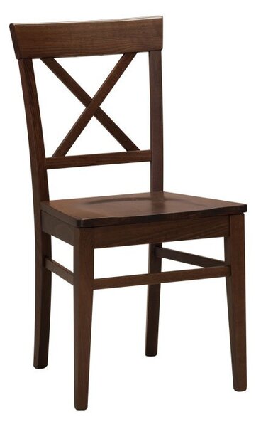 Stima Dřevěná jídelní židle GRANDE masiv | Odstín: tm.hnědá