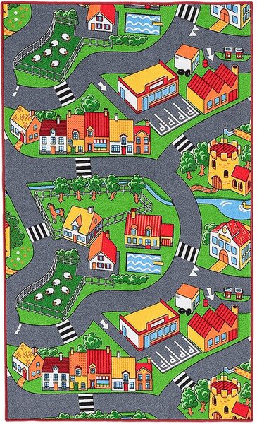 Breno Kusový koberec LITTLE VILLAGE 90, 140x200 cm, Vícebarevné