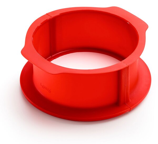 Silikonová pečicí nádoba na dort 15 cm Lekue | červená