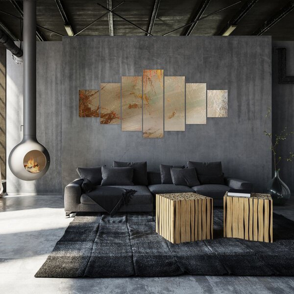 Obraz - Texturovaná abstrakce (210x100 cm)