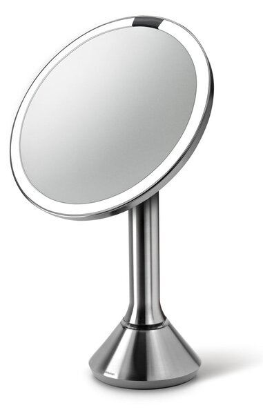 Kosmetické zvětšovací zrcadlo s osvětlením (5x) ø 20 cm Sensor – simplehuman