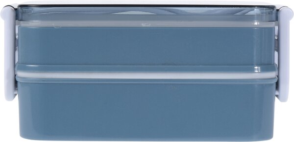 Svačinový box s příbory, Excellent Houseware Barva: Modrá