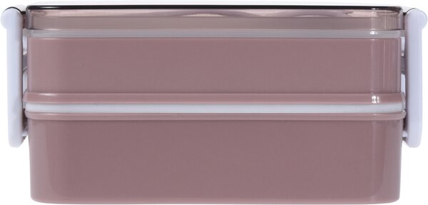 Svačinový box s příbory, Excellent Houseware Barva: Růžová