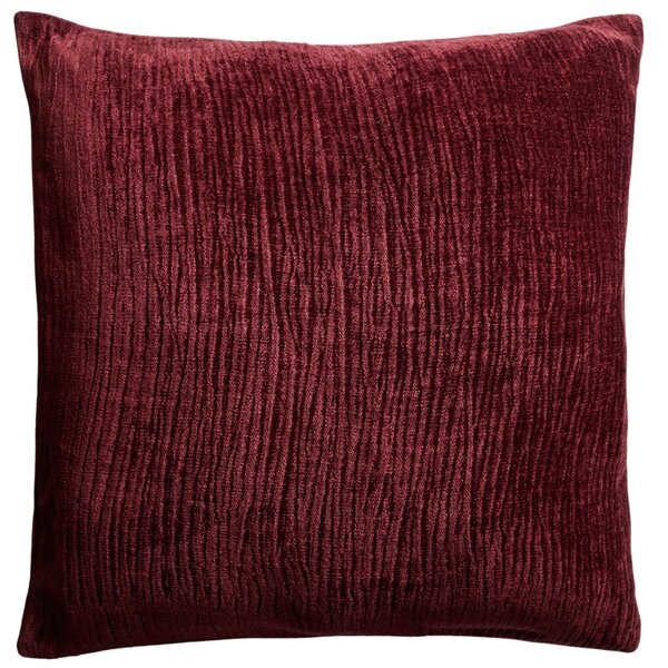 Kave Home Červený sametový povlak na polštář Vori 50 x 50 cm