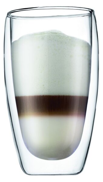 Sklenice BODUM® PAVINA (4560-10) - dvoustěnné, 450 ml, 2 ks