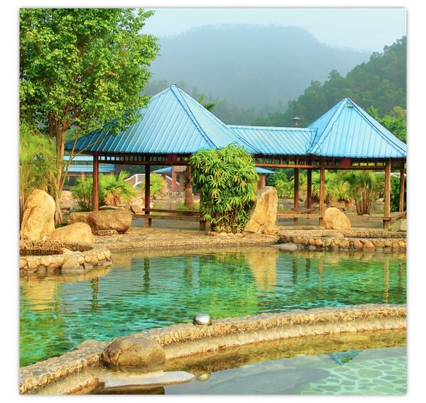 Obraz - Shanghai hotel park (30x30 cm)
