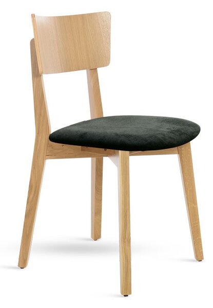 Stima Dřevěná jídelní židle DIMMY | Sedák: carabu beige 66,Odstín: dub