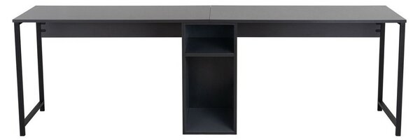 Pracovní stůl Twin Anthracite and Black