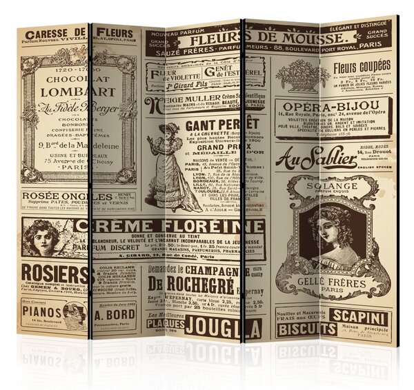 Paraván - Vintage Magazines II [Room Dividers]