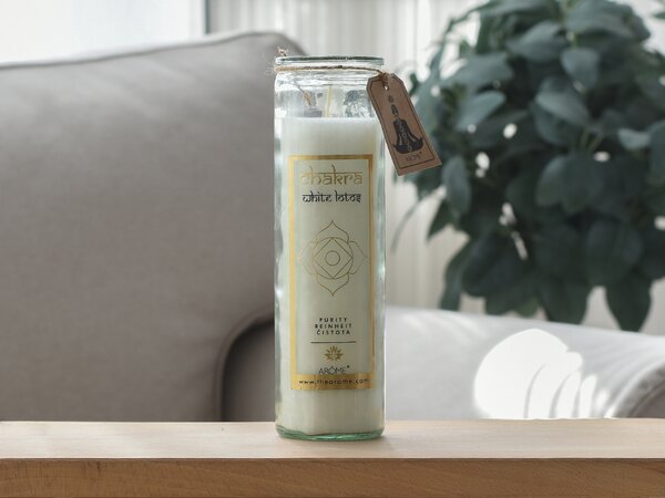 Arôme Svíce CHAKRA ČISTOTA - Vůně čerstvý len 320g