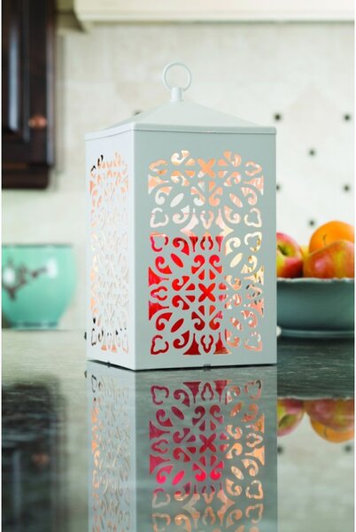 Candle Warmers nahřívací lampa na svíčky Scroll bílá