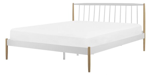 Manželská postel 140x200 cm Mares (bílá). 1035498