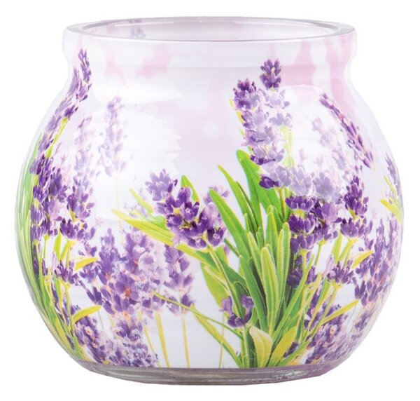 Vonná svíčka ve skle dekorační, Lavender 80 x 72 mm